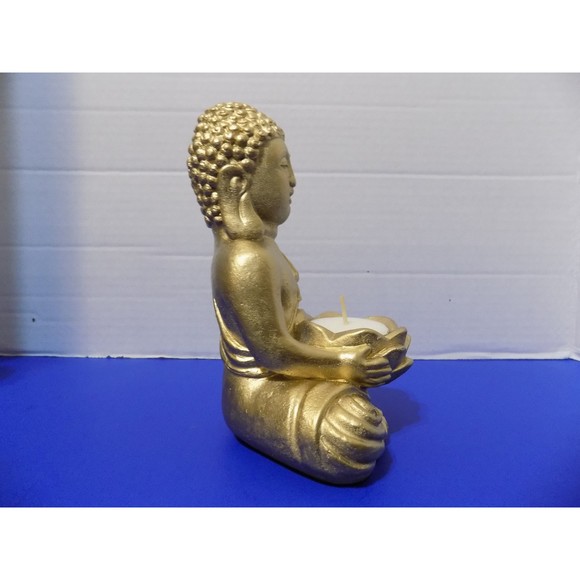 New Buddha Tea Candle Holder Statue - Picture 4 of 6